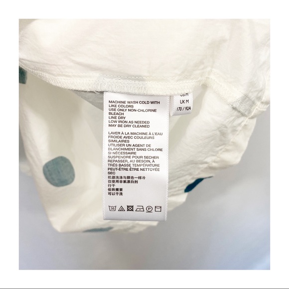 NWT Urban Outfitters Fallon Polka Dot Cotton Pleated Midi Skirt - Picture 11 of 12